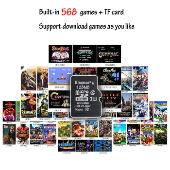 Game Console 4K Handheld Family Recreation Game Dual Gamepad HDMI Port Built-in 568 Classic Games + TF Card Retro Gaming Player
Game Console 4K Handheld Family Recreation Game Dual Gamepad HDMI Port Built-in 568 Classic Games + TF Card Retro Gaming Player