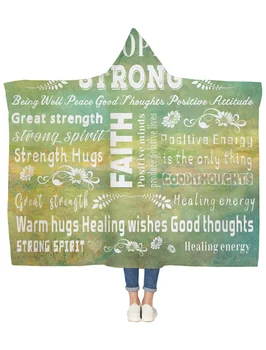 Positive Energy Attitude Gradient Hooded Blanket Bedspread Blankets Blanket Flannel Travel All-Season
Positive Energy Attitude Gradient Hooded Blanket Bedspread Blankets Blanket Flannel Travel All-Season