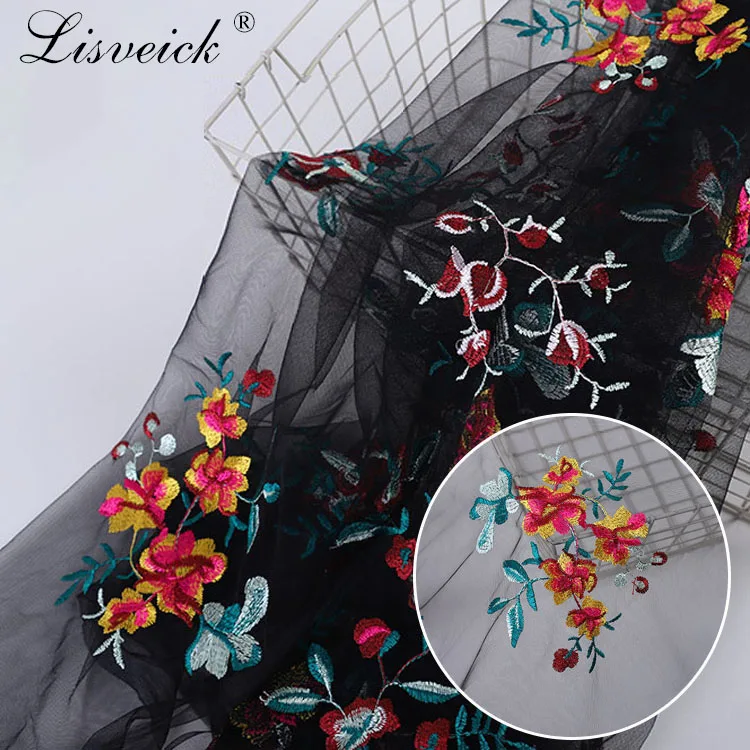 1meter/lot 142cm diy net yarn embroidery lace fabrics Small broken flower dress net cloth black embroidered fabrics
1meter/lot 142cm diy net yarn embroidery lace fabrics Small broken flower dress net cloth black embroidered fabrics