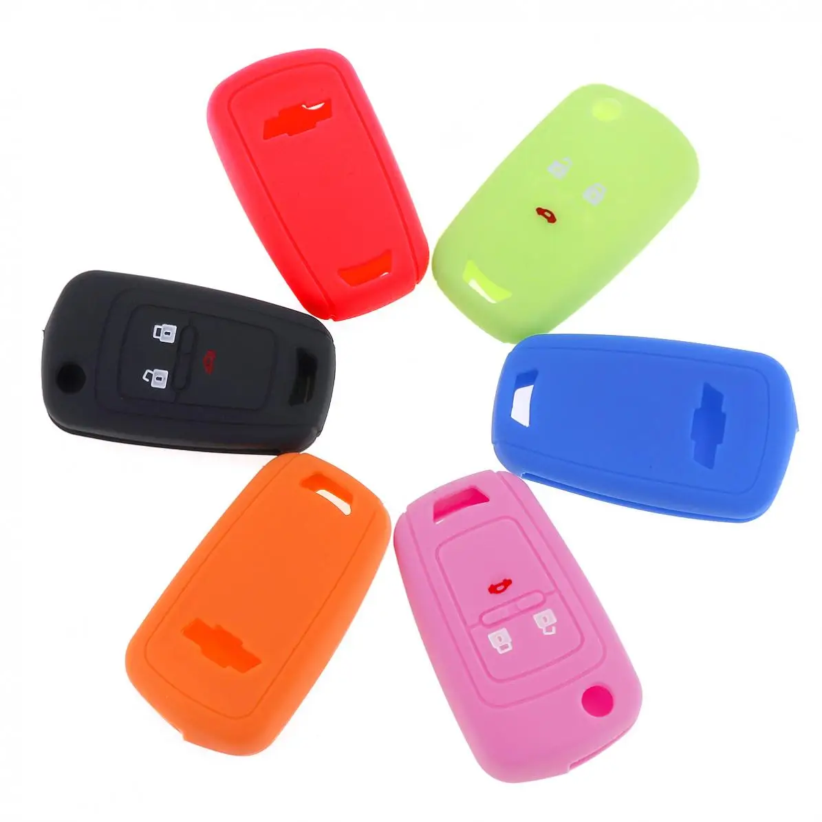 3 Buttons Silicone Durable Car Remote Key Cover Case Fit for Chevrolet Cruze Spark Onix Silverado Volt Camaro Aveo Sonic
3 Buttons Silicone Durable Car Remote Key Cover Case Fit for Chevrolet Cruze Spark Onix Silverado Volt Camaro Aveo Sonic