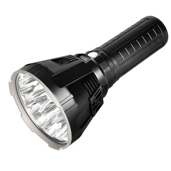 

IMALENT R90TS LED Flashlight CREE XHP35 HI LEDs 36000LM High Power Flashlight with OLED Display for Search and Rescue