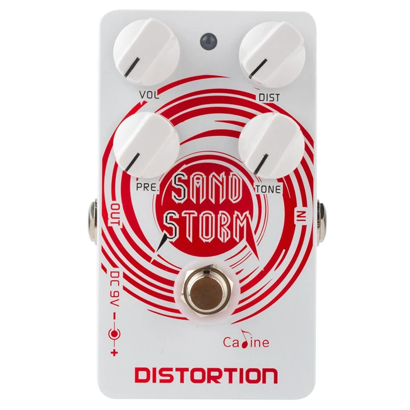 Caline CP-27 Guitar Effect Pedal Sand Storm Crunch Distortion with Aluminum Alloy Housing True Bypass
Caline CP-27 Guitar Effect Pedal Sand Storm Crunch Distortion with Aluminum Alloy Housing True Bypass
