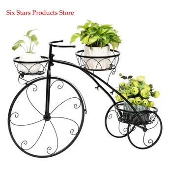 Tricycle Plant Stand - Flower Pot Cart Holder Artisasset Paint Bicycle Shape 3 Plant Stand Black
Tricycle Plant Stand - Flower Pot Cart Holder Artisasset Paint Bicycle Shape 3 Plant Stand Black