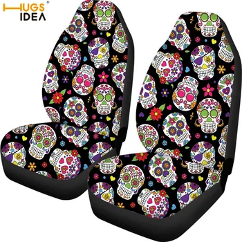HUGSIDEA Sugar Skull Collage Pattern Auto Seat Cover Red Floral with Skull Car Front Seat Sheet Vehicle Place Protector Supplies
HUGSIDEA Sugar Skull Collage Pattern Auto Seat Cover Red Floral with Skull Car Front Seat Sheet Vehicle Place Protector Supplies