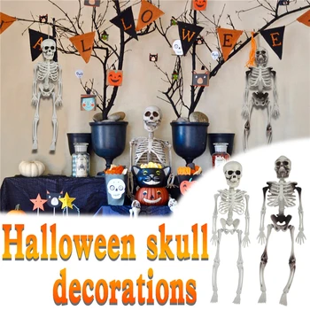 40cm Halloween skeleton Ornament Human Model Halloween Model Thriller Bar Atmosphere Toy Haunted House Props Home Decoration50
40cm Halloween skeleton Ornament Human Model Halloween Model Thriller Bar Atmosphere Toy Haunted House Props Home Decoration50