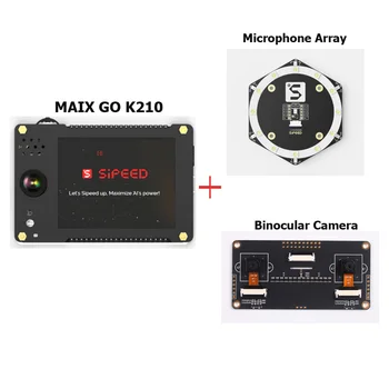 Sipeed MAIX GO K210 AI Pocket Deluxe Full-Featured Development Board with Shell Onboard Debugger with Binocular Camera
Sipeed MAIX GO K210 AI Pocket Deluxe Full-Featured Development Board with Shell Onboard Debugger with Binocular Camera