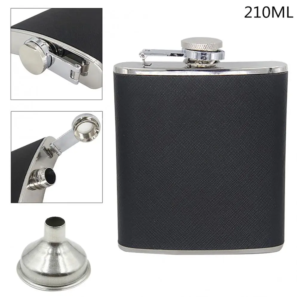 7oz Portable Stainless Steel Hip Flask with Funnel and 210ML Capacity for Festival Gift
7oz Portable Stainless Steel Hip Flask with Funnel and 210ML Capacity for Festival Gift