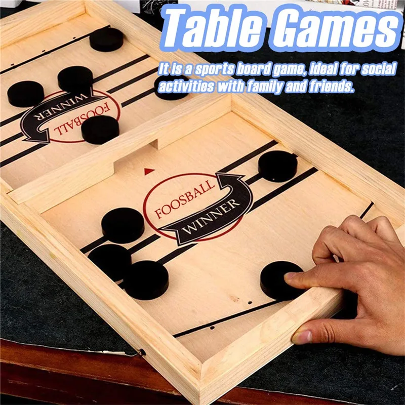 Foosball Winner Games Table Hockey Game Catapult Chess Parent-Child Interactive Toy Fast Sling Puck Board Game Children Game Toy
Foosball Winner Games Table Hockey Game Catapult Chess Parent-Child Interactive Toy Fast Sling Puck Board Game Children Game Toy