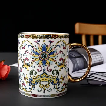 400ml Chinese Style Ceramic Cups Creative Bone China Water Mugs Household Large Capacity Coffee Tea Cup Exquiste Gift for Friend 
400ml Chinese Style Ceramic Cups Creative Bone China Water Mugs Household Large Capacity Coffee Tea Cup Exquiste Gift for Friend