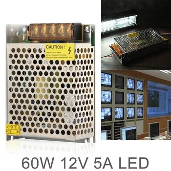 DC Switch 60W Aluminum Alloy Switch Power Supply Driver Adapter / Source Transformer for LED Strip Light/Monitoring Equipment
DC Switch 60W Aluminum Alloy Switch Power Supply Driver Adapter / Source Transformer for LED Strip Light/Monitoring Equipment