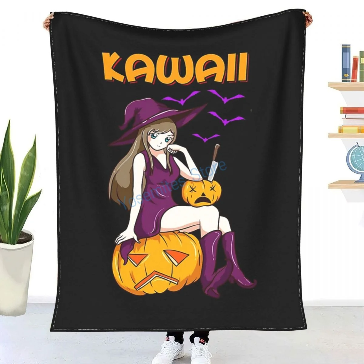 Kawaii Girl Halloween Anime Witch Waifu Throw Blanket Winter flannel bedspreads, bed sheets, blankets on cars and sofas, sofa
Kawaii Girl Halloween Anime Witch Waifu Throw Blanket Winter flannel bedspreads, bed sheets, blankets on cars and sofas, sofa