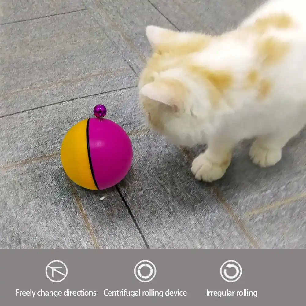 self rolling ball for cats