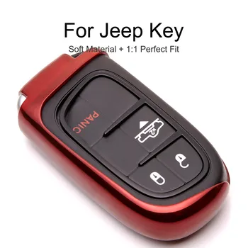 TPU Protection Car Key Case Cover Skin Shell For Jeep Grand Chrysler 300C Renegade Wrangler Patriot Key Fob Chain Rings Holder
TPU Protection Car Key Case Cover Skin Shell For Jeep Grand Chrysler 300C Renegade Wrangler Patriot Key Fob Chain Rings Holder