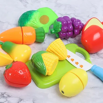 12pcs/set Fruit Vegetables Kids Gift Cutting Food Toy House Children Parent Development Pretend Play Kitchen Accessory Colorful 
12pcs/set Fruit Vegetables Kids Gift Cutting Food Toy House Children Parent Development Pretend Play Kitchen Accessory Colorful