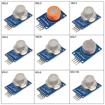 9 Pcs/1 Lot Gas Detection Sensor Module Mq-2 Mq-3 Mq-4 Mq-5 Mq-6 Mq-7 Mq-8 Mq-9 Mq-135 Sensor Module Gas Sensor Starter Kit
9 Pcs/1 Lot Gas Detection Sensor Module Mq-2 Mq-3 Mq-4 Mq-5 Mq-6 Mq-7 Mq-8 Mq-9 Mq-135 Sensor Module Gas Sensor Starter Kit