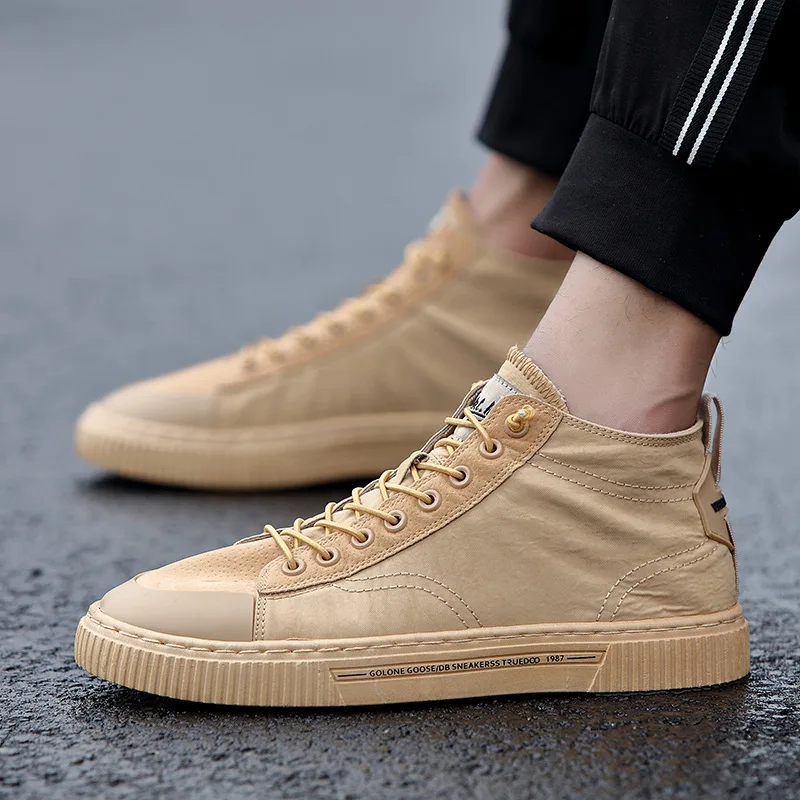 Men Canvas Shoes High Top Sneakers Man Fashion Vulcanize Shoes Classics Casual Espadrilles Male Skateboarding Trainers Promotion
Men Canvas Shoes High Top Sneakers Man Fashion Vulcanize Shoes Classics Casual Espadrilles Male Skateboarding Trainers Promotion