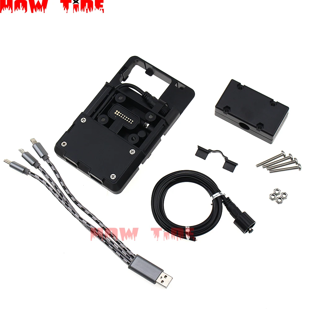 Motorcycle USB Charger Mobile Phone Holder Stand Bracket for BMW R1200GS LC&Adventure 2014 2015 2016 2017 for S1000XR R1200RS
Motorcycle USB Charger Mobile Phone Holder Stand Bracket for BMW R1200GS LC&Adventure 2014 2015 2016 2017 for S1000XR R1200RS