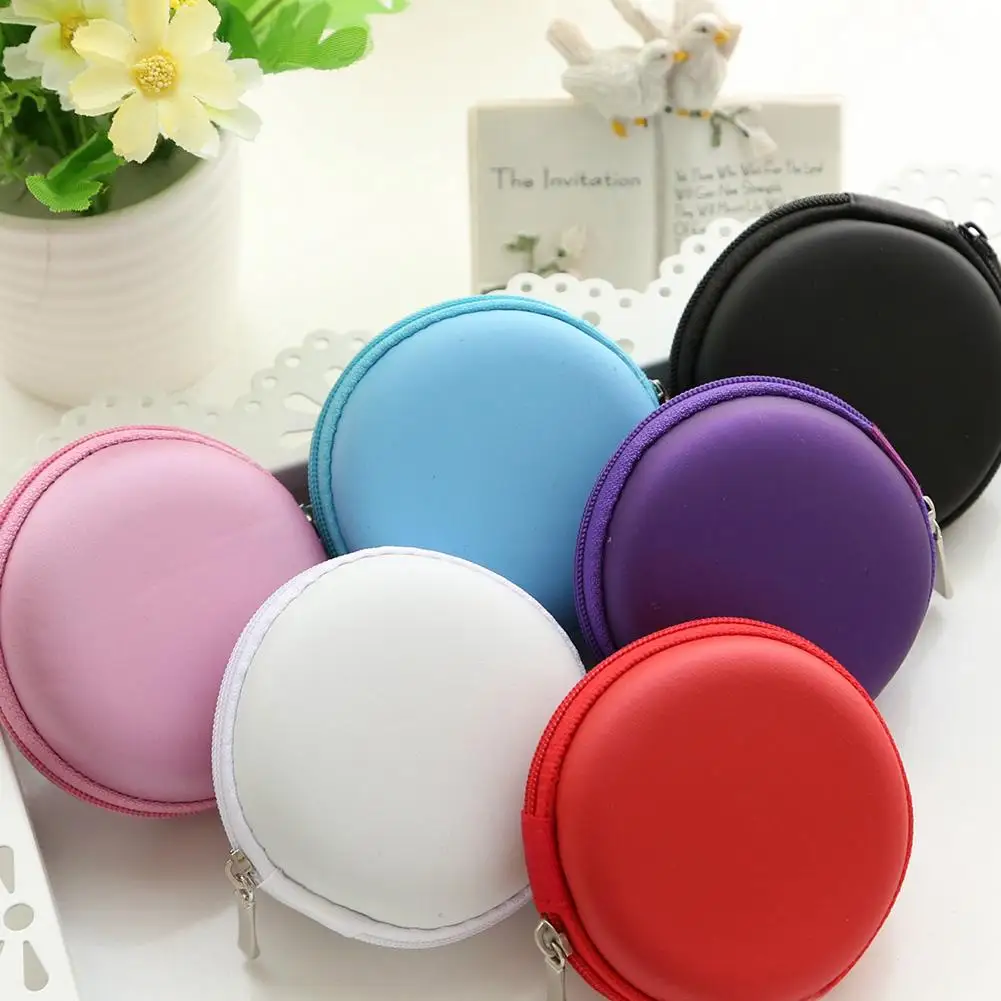 Portable Lightweight Mini Zipper Design Round Storage Case Bag For Earphone Headphone TF Cards Data Cable
Portable Lightweight Mini Zipper Design Round Storage Case Bag For Earphone Headphone TF Cards Data Cable