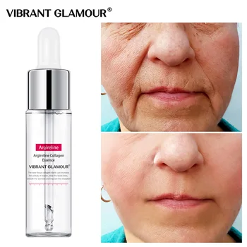 

VIBRANT GLAMOUR Argireline Collagen Face Serum Anti-Aging Wrinkle Essence Cream Lift Firming Whitening Moisturizing Skin Care