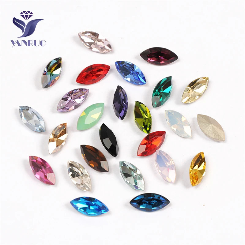 YANRUO 4200 Navette Strass Sewn Stones Handicraft Pointed Back Horse Eyes Rhinestones Glass Crystals For Needlework
YANRUO 4200 Navette Strass Sewn Stones Handicraft Pointed Back Horse Eyes Rhinestones Glass Crystals For Needlework