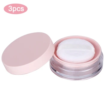 3pcs Loose Empty Loose Powder Jars with Puffs Travel Makeup Refill Powder Blusher Cosmetic Container Empty Loose Powder Box Bag
3pcs Loose Empty Loose Powder Jars with Puffs Travel Makeup Refill Powder Blusher Cosmetic Container Empty Loose Powder Box Bag