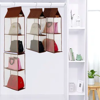 4 Pocket Hanging Handbag Organizer for Wardrobe Closet Transparent Storage Bag Door Wall Clear Sundry Shoe Bag with Hanger Pouch
4 Pocket Hanging Handbag Organizer for Wardrobe Closet Transparent Storage Bag Door Wall Clear Sundry Shoe Bag with Hanger Pouch