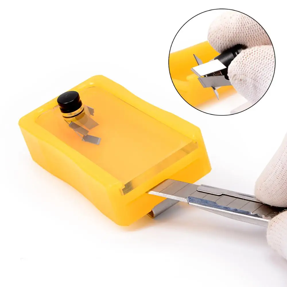 EHDIS Professional Broken Blade Disposal Container for Snap Off Knife Vinyl Wrap Film Sticker Cutter Trash Blade Can Storage Box
EHDIS Professional Broken Blade Disposal Container for Snap Off Knife Vinyl Wrap Film Sticker Cutter Trash Blade Can Storage Box