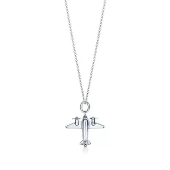 1: 1 sterling silver 925 classic silver airplane pendant ladies necklace jewelry holiday gift
1: 1 sterling silver 925 classic silver airplane pendant ladies necklace jewelry holiday gift