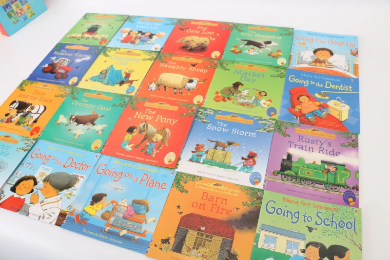 Usborne Farmyard Tales Books in English Children Famous Education Story Book 20pcs/set 15x15cm
Usborne Farmyard Tales Books in English Children Famous Education Story Book 20pcs/set 15x15cm