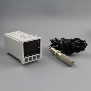 Thermometer Controller Intelligent digital Temperature Humidity Tester Meter with metal sensor alarm output Control 4 devices 0.0~99.9%RH, -40~120'C
Thermometer Controller Intelligent digital Temperature Humidity Tester Meter with metal sensor alarm output Control 4 devices 0.0~99.9%RH, -40~120'C