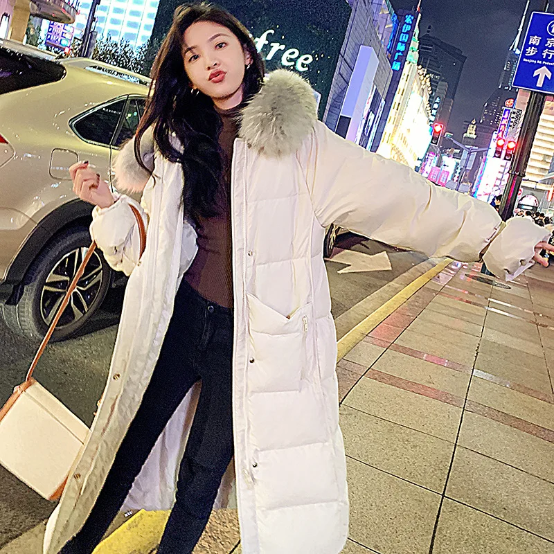 Cotton-padded Clothes/Cotton Coat Warm Solid Color Mid-length Long Sleeve Elegant Versatile 2019 Winter Slimming 
Cotton-padded Clothes/Cotton Coat Warm Solid Color Mid-length Long Sleeve Elegant Versatile 2019 Winter Slimming
