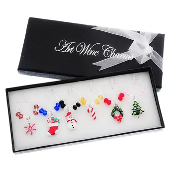6Pcs Wine Charms Glass Cup Marker Tags Rings Pendant Christmas Party Table Decor
6Pcs Wine Charms Glass Cup Marker Tags Rings Pendant Christmas Party Table Decor