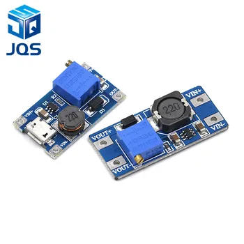 MT3608 DC-DC Adjustable Boost Module 2A Boost Plate Step Up Module with MICRO USB 2V-24V to 5V 9V 12V 28V
MT3608 DC-DC Adjustable Boost Module 2A Boost Plate Step Up Module with MICRO USB 2V-24V to 5V 9V 12V 28V