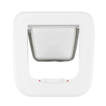 Kitten Indoor Reduce Noise Easy Install Puppy Magnetic Cats Dogs Safe White ABS 4 Way Locking Cage Accessory Gate Pet Flap Door
Kitten Indoor Reduce Noise Easy Install Puppy Magnetic Cats Dogs Safe White ABS 4 Way Locking Cage Accessory Gate Pet Flap Door