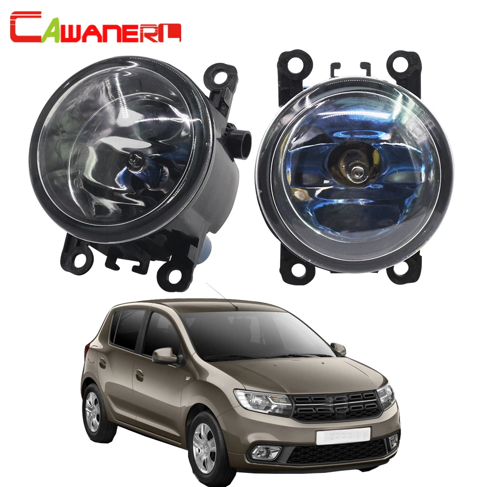 Cawanerl 2 Pieces 100W Car Halogen Front Fog Light Bulb DRL Daytime Running Lamp 12V For Dacia Sandero Hatchback 2008-2015 | Автомобили и