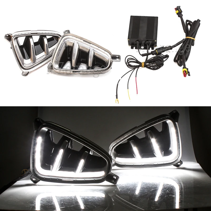 2pcs Car LED Daytime Running Light Auto Driving Led Fog Lamp White Daylight for Kia K5 Optima 2016-2017 fog lights
2pcs Car LED Daytime Running Light Auto Driving Led Fog Lamp White Daylight for Kia K5 Optima 2016-2017 fog lights