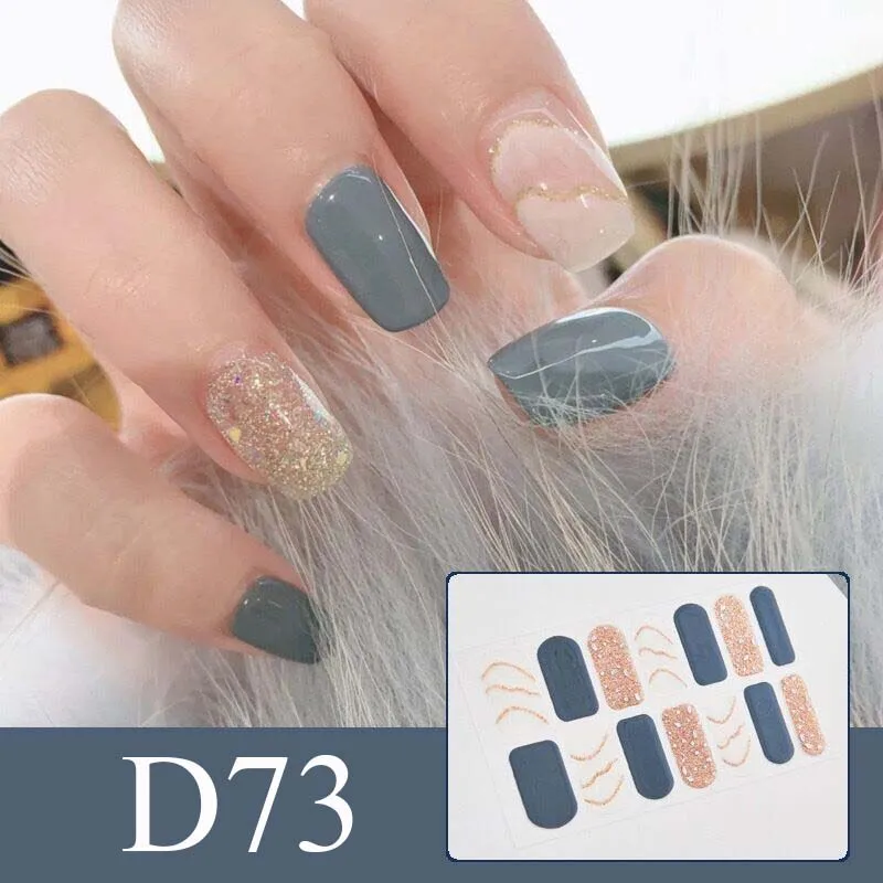 Nail Stickers False Nail Tips Full Cover Nail Strips Nail Wraps Decal Faux Nail Art Decoration Golden D73
Nail Stickers False Nail Tips Full Cover Nail Strips Nail Wraps Decal Faux Nail Art Decoration Golden D73