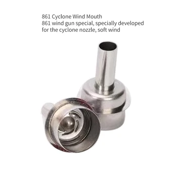QUICK 861 Rotating Air Nozzle Quickly making 861DW to 861X soft air from direct to rotate Cyclone Wind Mouth
QUICK 861 Rotating Air Nozzle Quickly making 861DW to 861X soft air from direct to rotate Cyclone Wind Mouth
