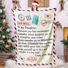 Throw Blanket - to my daughter blanket Fleece Throw Blanket,Super Soft Ultra-Soft Micro Fleece Blanket for Bedroom SOFE Couch
Throw Blanket - to my daughter blanket Fleece Throw Blanket,Super Soft Ultra-Soft Micro Fleece Blanket for Bedroom SOFE Couch