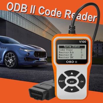 V100 Handheld OBD 2 II Scanner 5-Language Backlit LCD Display OBD2 Practical Multi-functional Durable Portable Code Reader
V100 Handheld OBD 2 II Scanner 5-Language Backlit LCD Display OBD2 Practical Multi-functional Durable Portable Code Reader