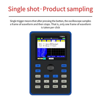Professional Digital Oscilloscope Logic Analyzer 500MS/s Sampling Rate 110MHz Analog Bandwidth Support Waveform Storage
Professional Digital Oscilloscope Logic Analyzer 500MS/s Sampling Rate 110MHz Analog Bandwidth Support Waveform Storage