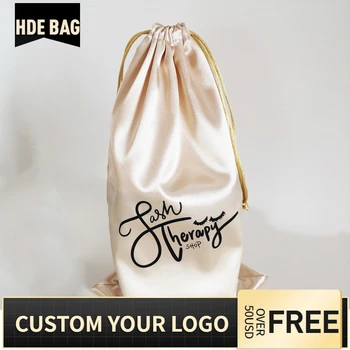 50pcs 18x30cm Custom Satin Hair Extensions Bundles Wigs Packaging Drawstring Logo Bag Underwear Shoes Cloth Storage Silk Pouches
50pcs 18x30cm Custom Satin Hair Extensions Bundles Wigs Packaging Drawstring Logo Bag Underwear Shoes Cloth Storage Silk Pouches