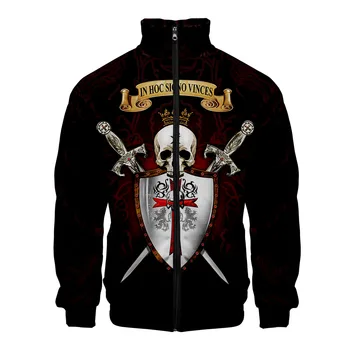 2019 New movie Knights templar 3D Zipper Sweatshirt New Fashion Cool Spring Clothes stand collar Sweatshirt Plus size
2019 New movie Knights templar 3D Zipper Sweatshirt New Fashion Cool Spring Clothes stand collar Sweatshirt Plus size