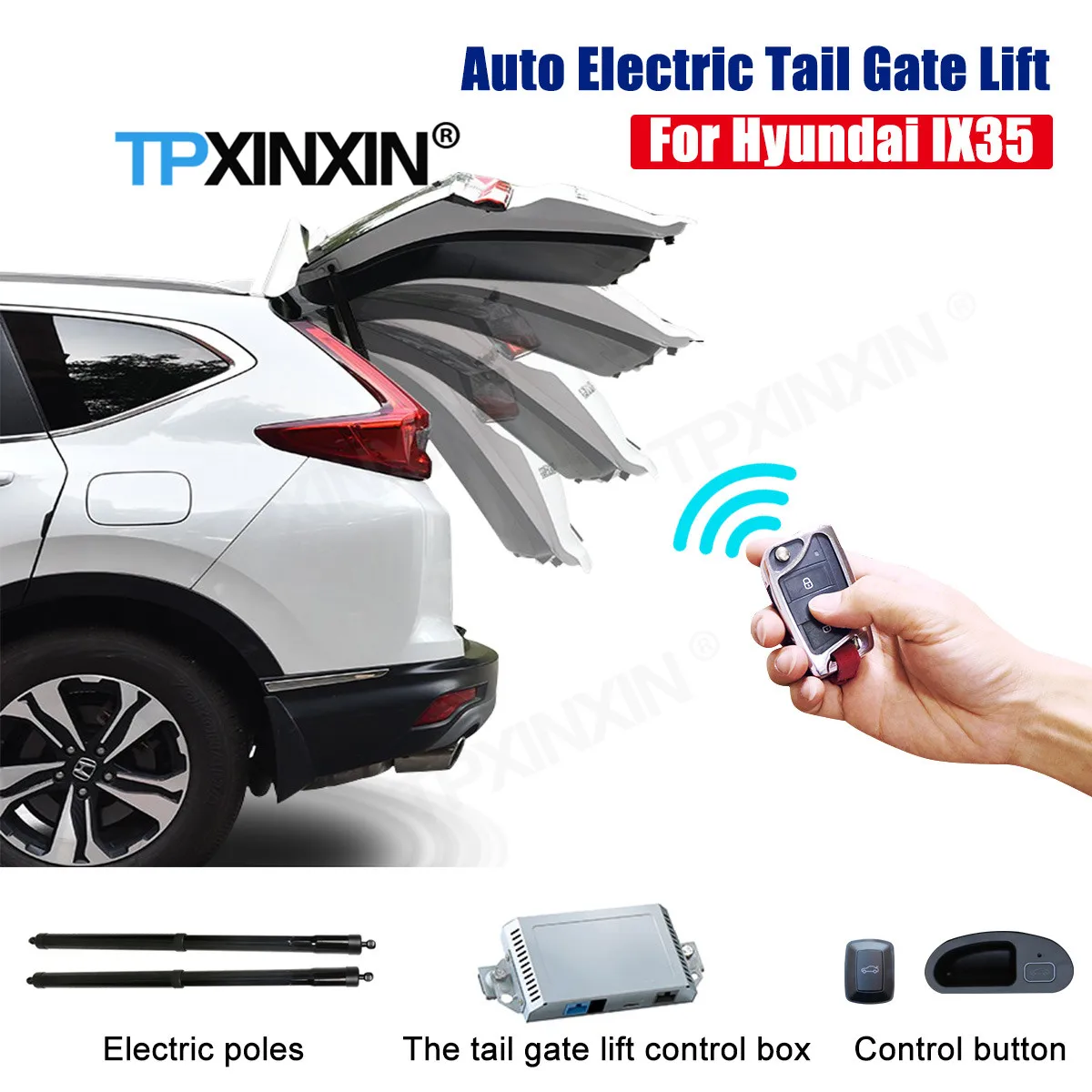 Auto Electric Tail Gate Lift For Hyundai IX35 2010 2011 2012 2013 2014 2015 - 2017 With Remote Control Drive Seat Button Control
Auto Electric Tail Gate Lift For Hyundai IX35 2010 2011 2012 2013 2014 2015 - 2017 With Remote Control Drive Seat Button Control