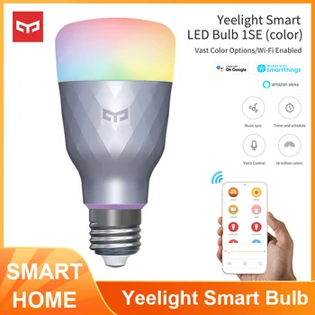 

Yeelight 1SE Smart LED Bulb E27 6W RGBW Colorful Wifi Remote Control Smart Home Light Work For Google Assistant Alexa Mijia APP