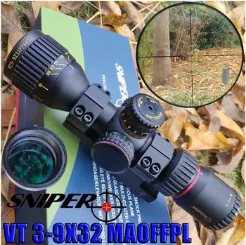 SNIPER VT 3-9X32FPMAOGL Hunting Compact Optical Sight Tactical Riflescope Glass Etched Reticle Red Green llluminate Rifle Scope
SNIPER VT 3-9X32FPMAOGL Hunting Compact Optical Sight Tactical Riflescope Glass Etched Reticle Red Green llluminate Rifle Scope