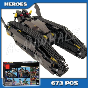 673Pcs Super Heroes Batman Movie Bat Tank The Riddler Bane's Hideout 07067 Model Building Blocks Sets Compatible with Lago
673Pcs Super Heroes Batman Movie Bat Tank The Riddler Bane's Hideout 07067 Model Building Blocks Sets Compatible with Lago