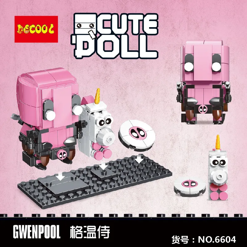 Gwenpool Mini Block Steve Creeper Bircks Owen Bule deadpool Building Blocks Figures Doll Gift for Children 6604
Gwenpool Mini Block Steve Creeper Bircks Owen Bule deadpool Building Blocks Figures Doll Gift for Children 6604