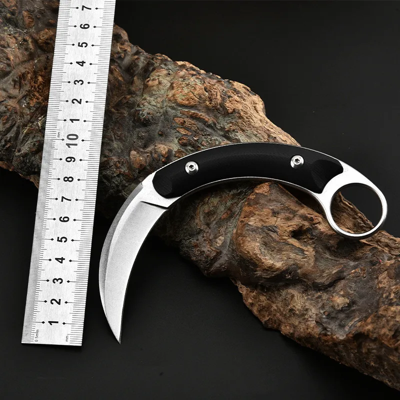 HS Tools Fixed Blade Knives G10 Handle Outdoor Survival Claw Tactical Teeth Knife,Camping EDC Tools, Kydex Sheaths
HS Tools Fixed Blade Knives G10 Handle Outdoor Survival Claw Tactical Teeth Knife,Camping EDC Tools, Kydex Sheaths