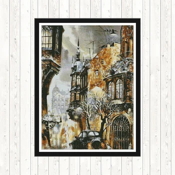 City Corner Wall Home Decor Cross Stitch Kits DIY Embroidery Needlework Sets Needlepoint Counted 14ct 11CT Cross Stitch Canvas
City Corner Wall Home Decor Cross Stitch Kits DIY Embroidery Needlework Sets Needlepoint Counted 14ct 11CT Cross Stitch Canvas